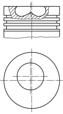 Kolben - 015 06 00 MAHLE