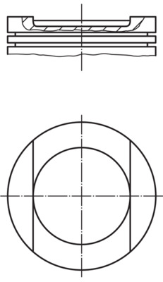 Kolben - 028 PI 00144 001 MAHLE