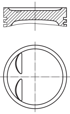 Kolben - 011 95 01 MAHLE