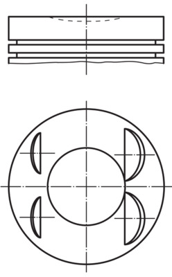 Pistone - 021 PI 00127 000 MAHLE