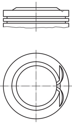 Piston - 040 25 00 MAHLE