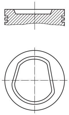 Поршень - 030 42 02 MAHLE