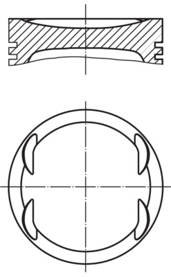 Piston - 011 69 02 MAHLE