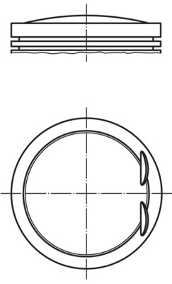 Kolben - 028 PI 00128 002 MAHLE