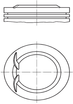 Kolben - 011 02 00 MAHLE