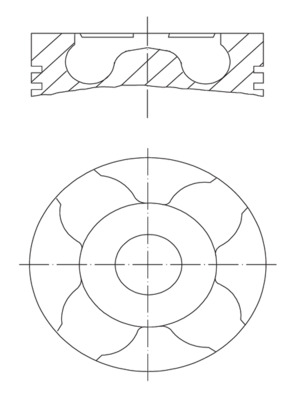 stūmoklis - 010 04 04 MAHLE