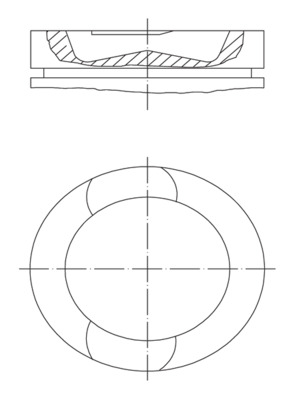 Piston - 209 73 00 MAHLE