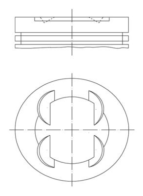 stūmoklis - 011 PI 00110 000 MAHLE