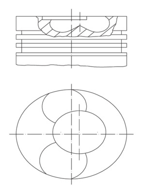 Pistone - 228 31 00 MAHLE