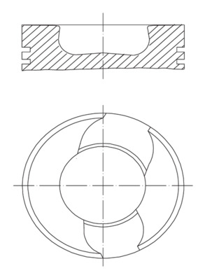 Pistone - 229 41 00 MAHLE