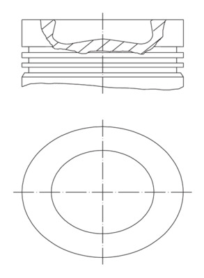 Kolben - 038 56 00 MAHLE