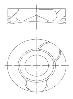 stūmoklis - 021 PI 00124 000 MAHLE