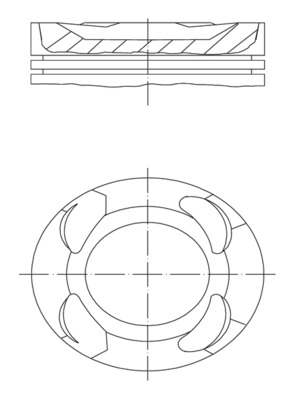 Kolben - 081 PI 00109 000 MAHLE