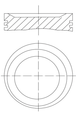 Kolben - 011 75 01 MAHLE