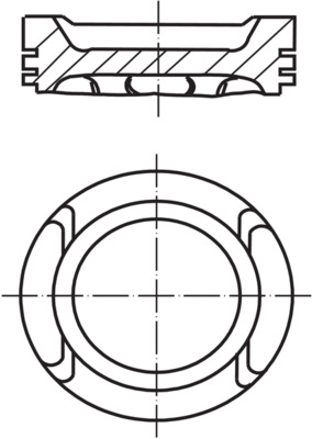 Поршень - 030 60 13 MAHLE