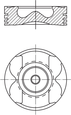 Pistone - 001 PI 00182 000 MAHLE