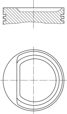 Piston - 010 29 01 MAHLE
