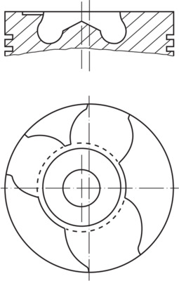Kolben - 151 12 00 MAHLE
