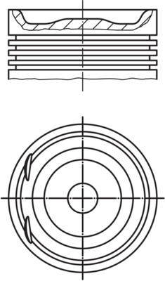 Kolben - 012 20 03 MAHLE