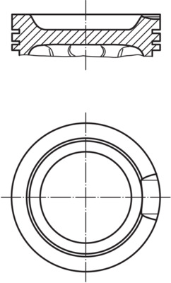 Kolben - 033 16 02 MAHLE
