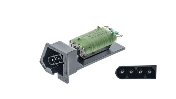 Resistor, interior blower - ABR 11 000P MAHLE