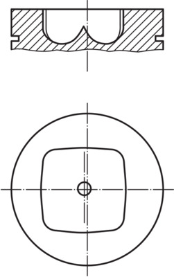 Kolben - 043 PI 00114 000 MAHLE