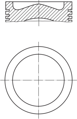 Piston - 039 PI 00125 000 MAHLE