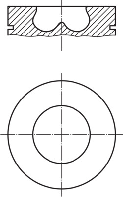 stūmoklis - 013 PI 00107 000 MAHLE