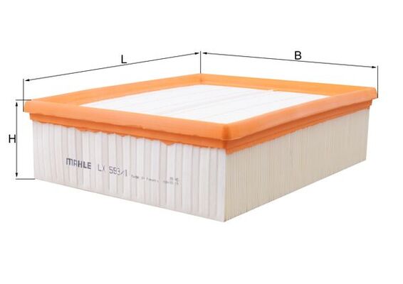 Air Filter - LX 593/1 MAHLE
