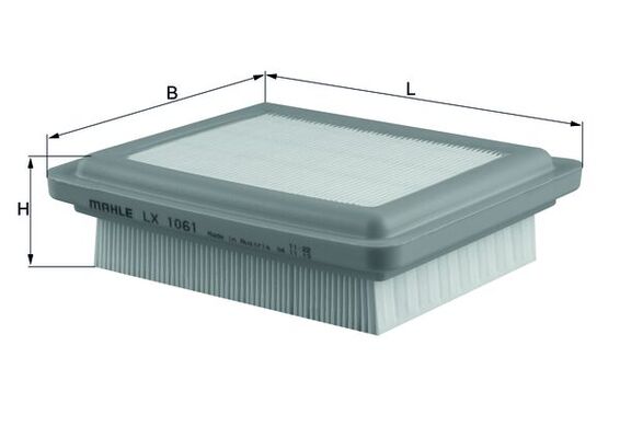 Air Filter - LX 1061 MAHLE