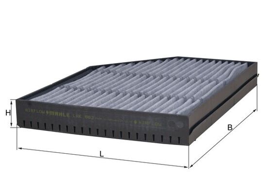 Filter, interior air - LAK 863 MAHLE