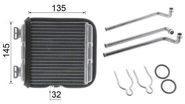 Scambiatore calore, Riscaldamento abitacolo - AH 188 000P MAHLE