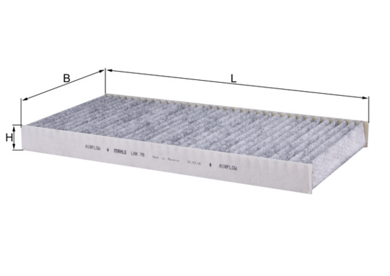 Filter, interior air - LAK 78 MAHLE