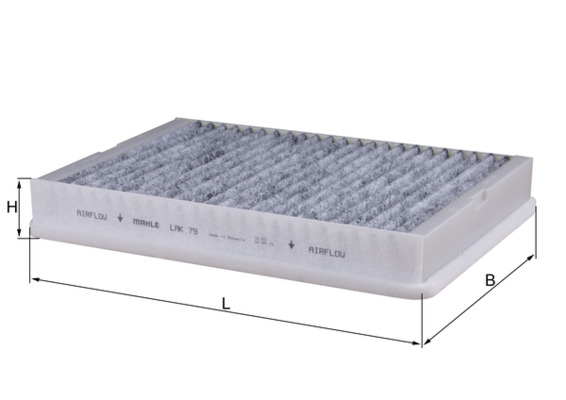 Filter, interior air - LAK 79 MAHLE