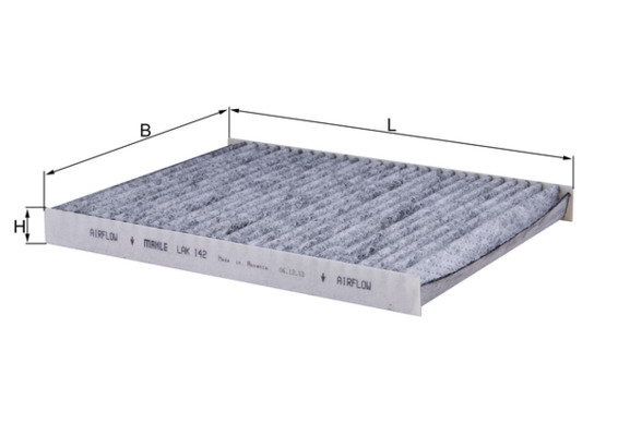 Filter, interior air - LAK 142 MAHLE