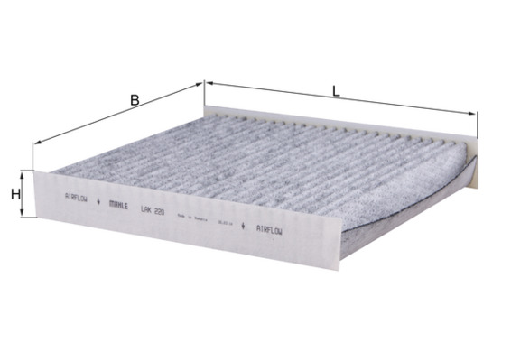 Filter, interior air - LAK 220 MAHLE