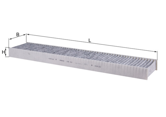 Filtro, Aria abitacolo - LAK 242 MAHLE