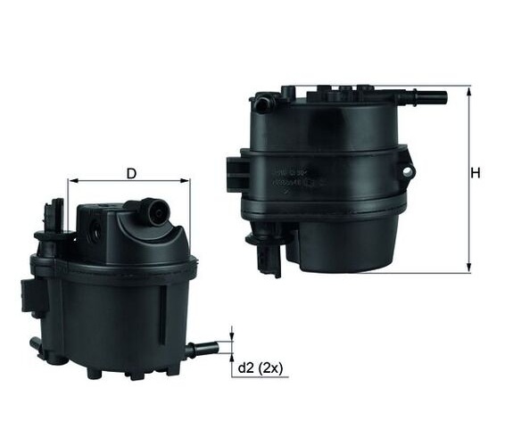 Fuel filter - KL 779 MAHLE