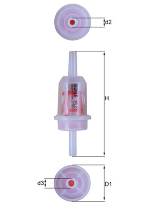 Filtro carburante - KL 23 MAHLE