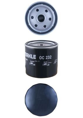 Oil Filter - OC 232 MAHLE