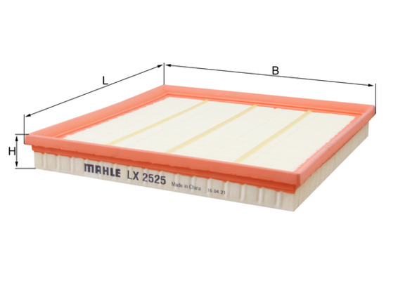 Luftfilter - LX 2525 MAHLE