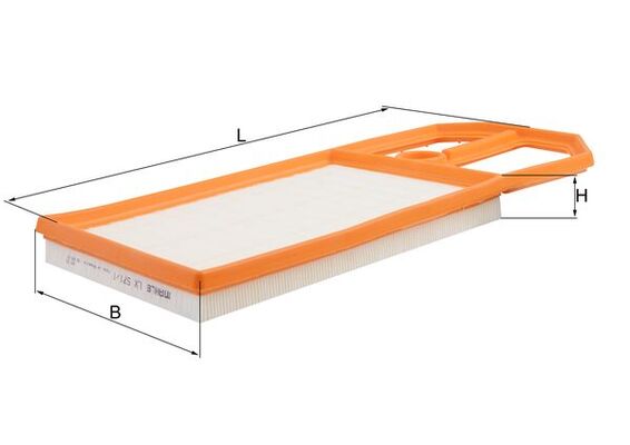 Air Filter - LX 571/1 MAHLE