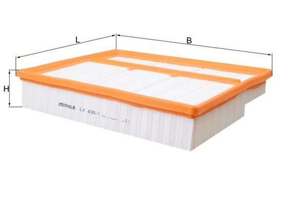 Filtro aria - LX 439/1 MAHLE