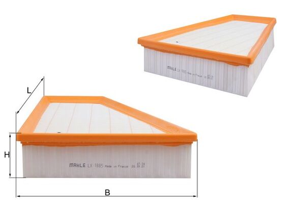 Air Filter - LX 1885 MAHLE