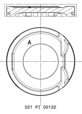 Kolben - 021 PI 00132 002 MAHLE