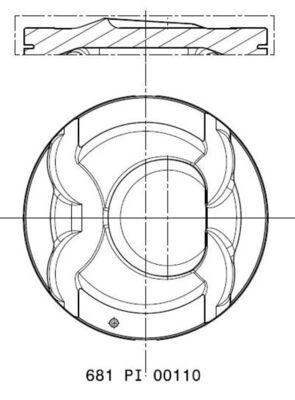 Pistone - 681 PI 00110 000 MAHLE