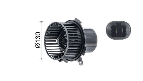 Interior Blower - AB 32 000P MAHLE