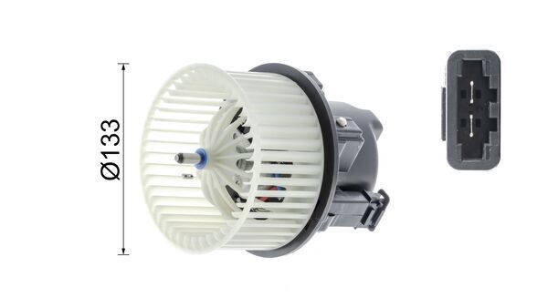 Interior Blower - AB 117 000P MAHLE