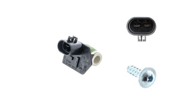 Resistor, interior blower - ABR 156 000P MAHLE