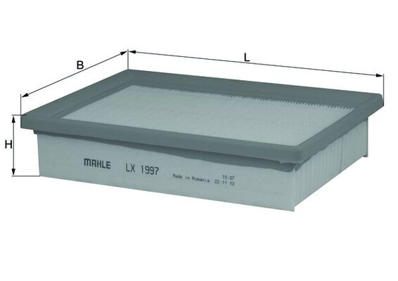 Luftfilter - LX 1997 MAHLE